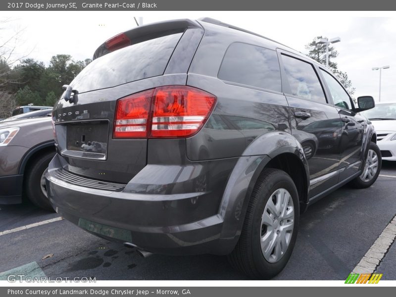 Granite Pearl-Coat / Black 2017 Dodge Journey SE