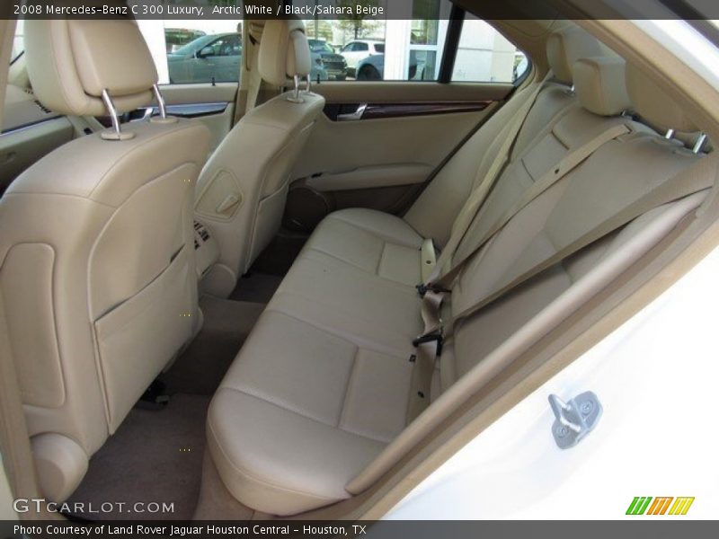 Arctic White / Black/Sahara Beige 2008 Mercedes-Benz C 300 Luxury