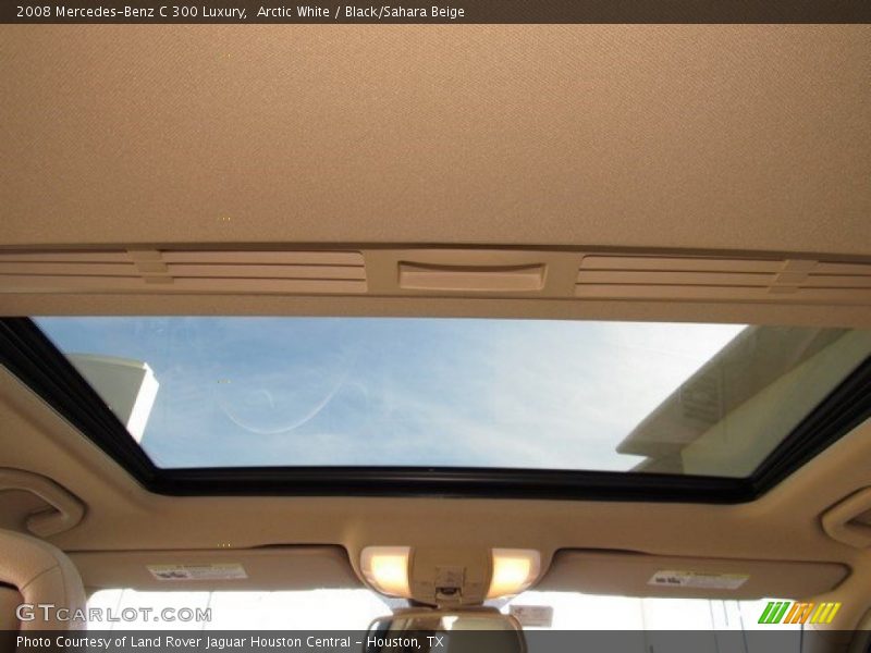 Arctic White / Black/Sahara Beige 2008 Mercedes-Benz C 300 Luxury