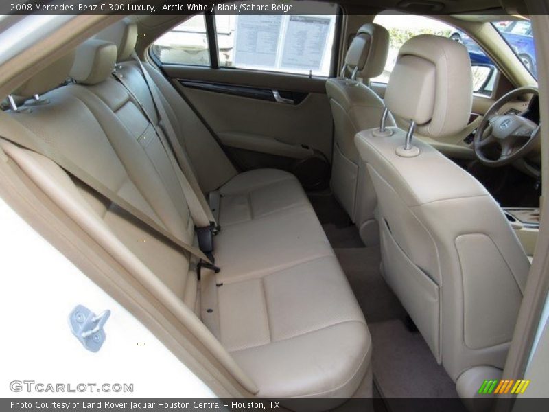 Arctic White / Black/Sahara Beige 2008 Mercedes-Benz C 300 Luxury