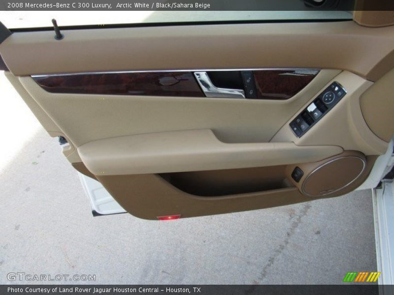 Arctic White / Black/Sahara Beige 2008 Mercedes-Benz C 300 Luxury