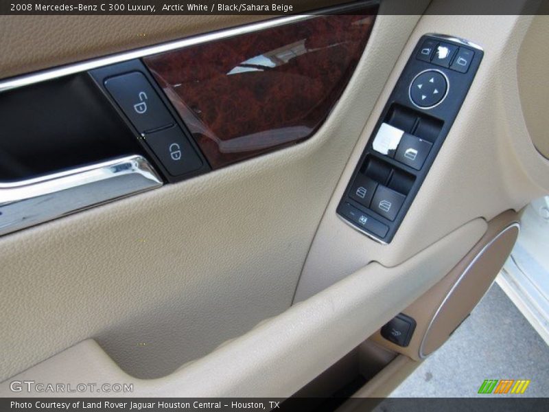 Arctic White / Black/Sahara Beige 2008 Mercedes-Benz C 300 Luxury