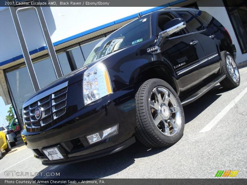 Black Raven / Ebony/Ebony 2007 Cadillac Escalade AWD