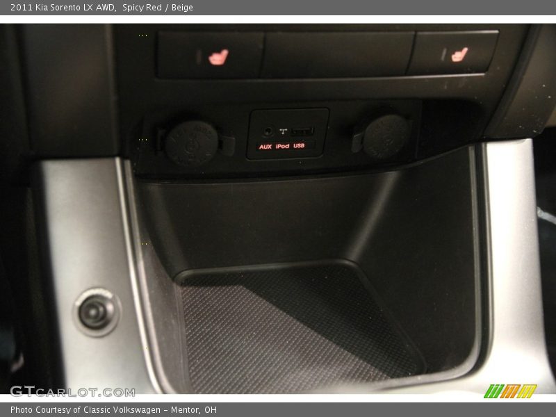 Spicy Red / Beige 2011 Kia Sorento LX AWD