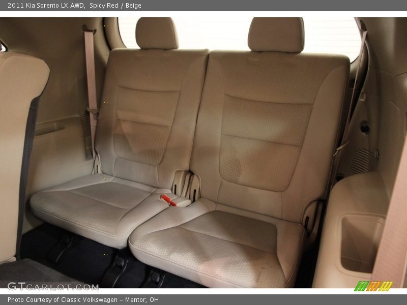 Spicy Red / Beige 2011 Kia Sorento LX AWD