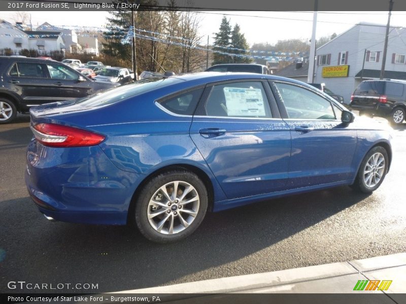 Lightning Blue / Ebony 2017 Ford Fusion SE