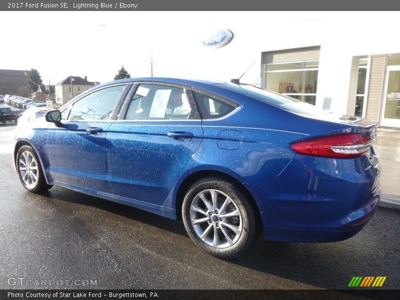 Lightning Blue / Ebony 2017 Ford Fusion SE