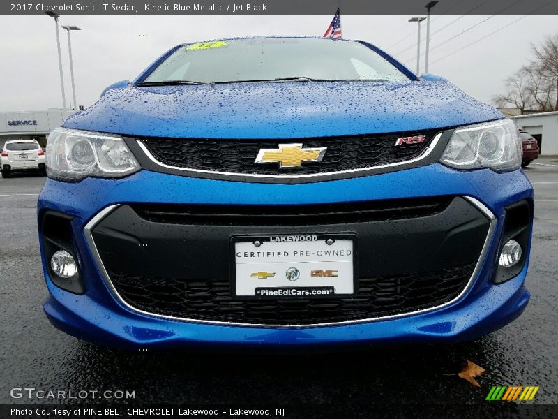 Kinetic Blue Metallic / Jet Black 2017 Chevrolet Sonic LT Sedan