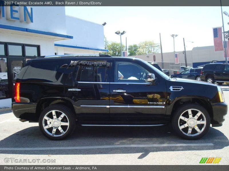 Black Raven / Ebony/Ebony 2007 Cadillac Escalade AWD