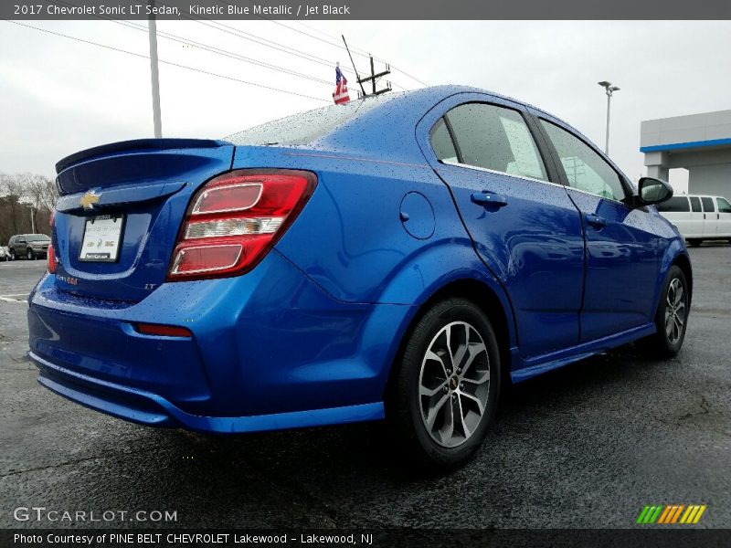 Kinetic Blue Metallic / Jet Black 2017 Chevrolet Sonic LT Sedan