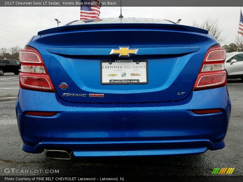Kinetic Blue Metallic / Jet Black 2017 Chevrolet Sonic LT Sedan