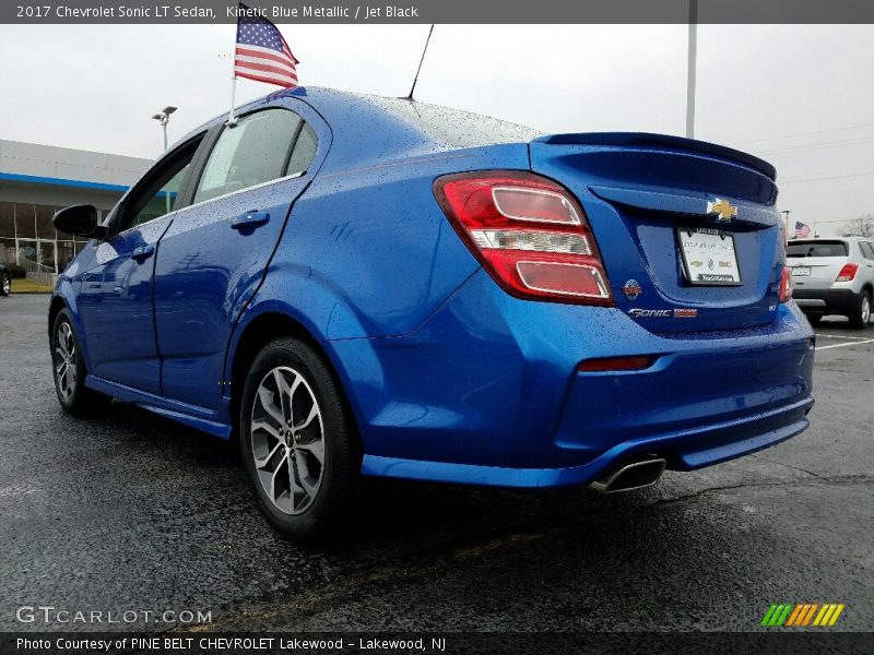 Kinetic Blue Metallic / Jet Black 2017 Chevrolet Sonic LT Sedan