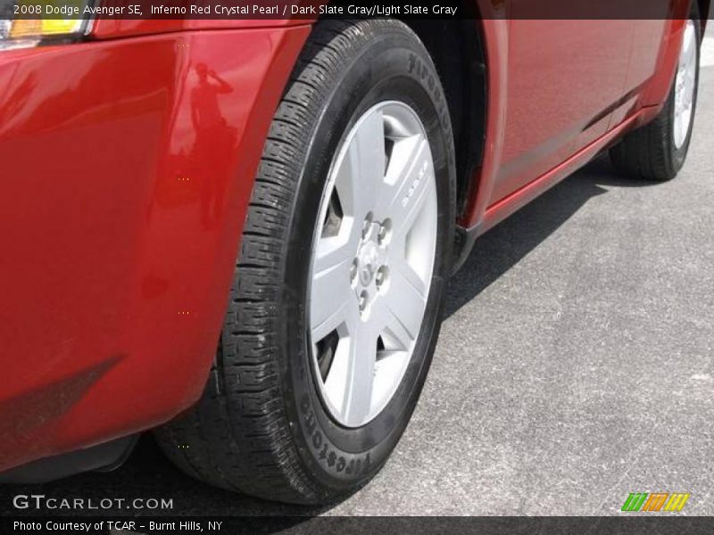 Inferno Red Crystal Pearl / Dark Slate Gray/Light Slate Gray 2008 Dodge Avenger SE