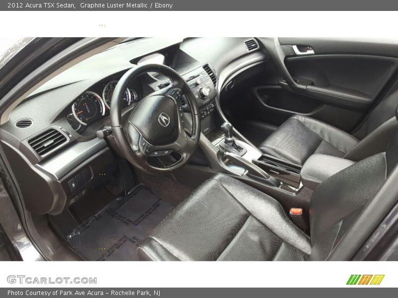 Graphite Luster Metallic / Ebony 2012 Acura TSX Sedan