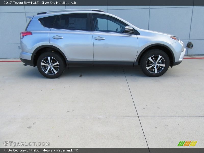 Silver Sky Metallic / Ash 2017 Toyota RAV4 XLE