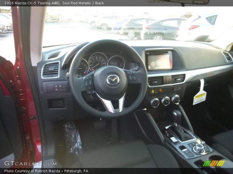 Soul Red Metallic / Black 2016 Mazda CX-5 Touring AWD