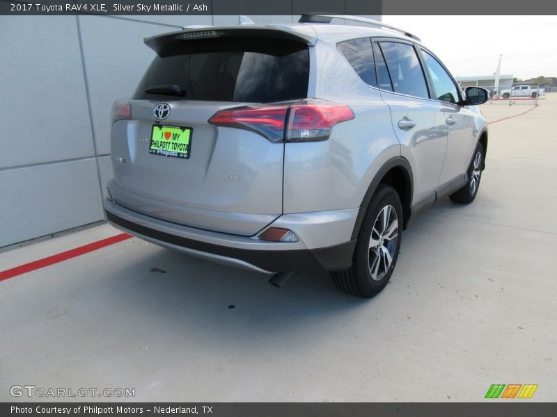 Silver Sky Metallic / Ash 2017 Toyota RAV4 XLE