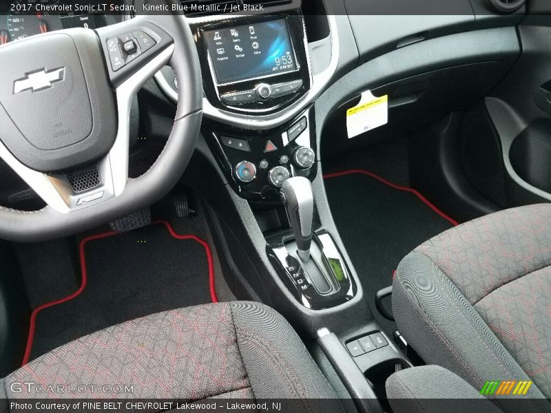 Kinetic Blue Metallic / Jet Black 2017 Chevrolet Sonic LT Sedan
