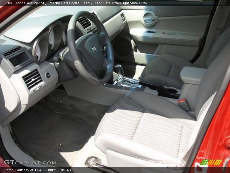 Inferno Red Crystal Pearl / Dark Slate Gray/Light Slate Gray 2008 Dodge Avenger SE