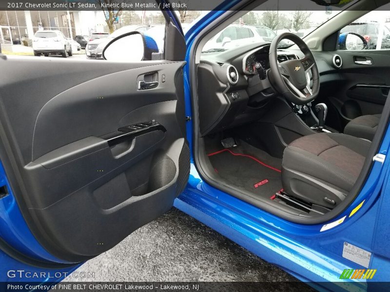 Kinetic Blue Metallic / Jet Black 2017 Chevrolet Sonic LT Sedan