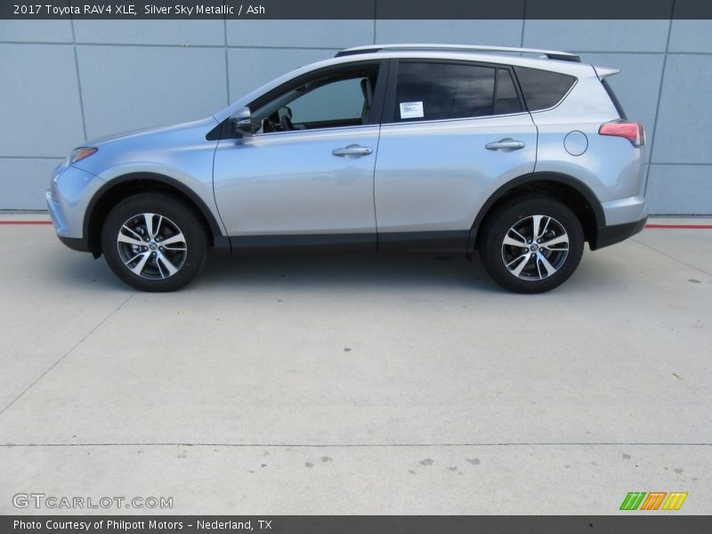 Silver Sky Metallic / Ash 2017 Toyota RAV4 XLE