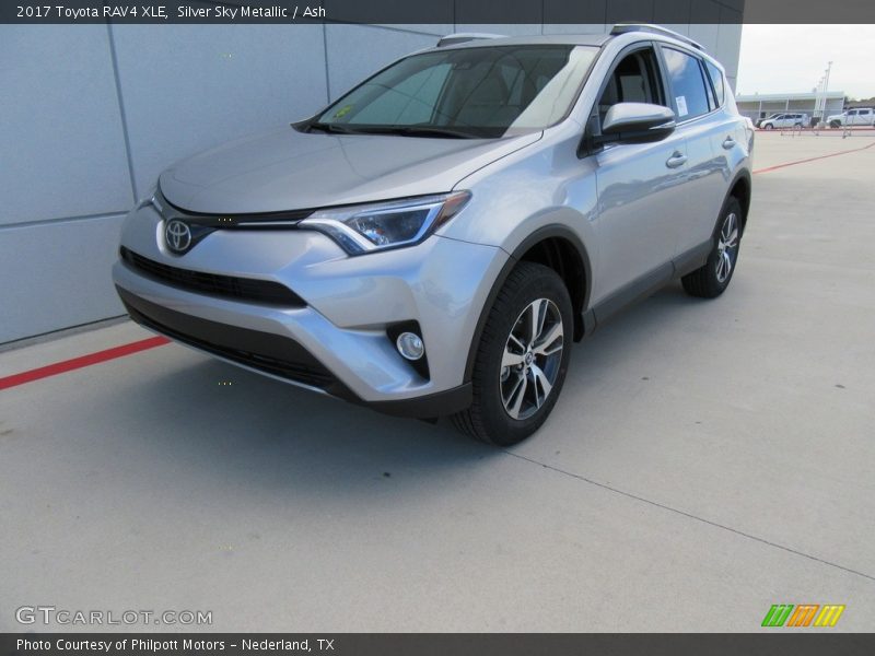 Silver Sky Metallic / Ash 2017 Toyota RAV4 XLE