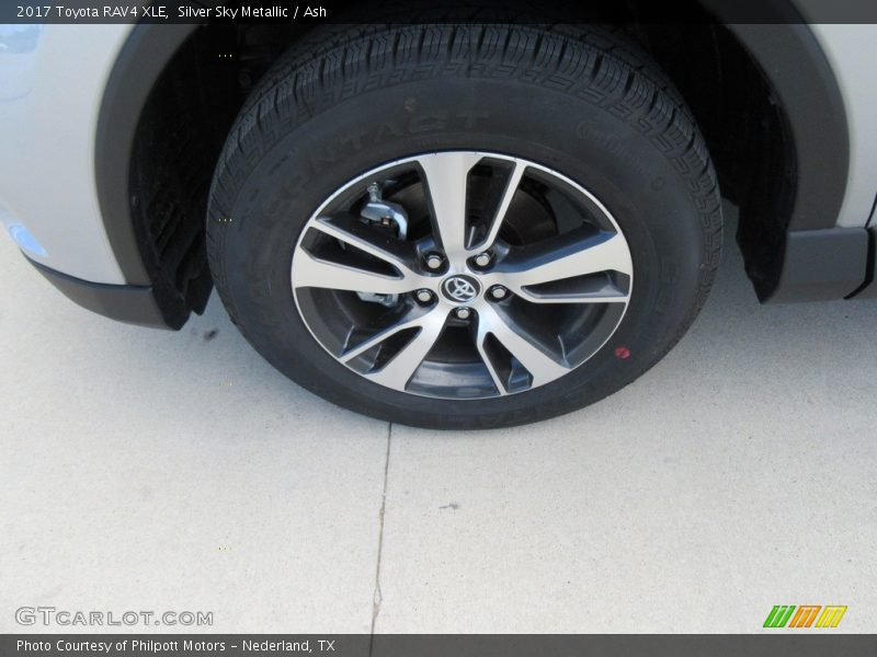 Silver Sky Metallic / Ash 2017 Toyota RAV4 XLE