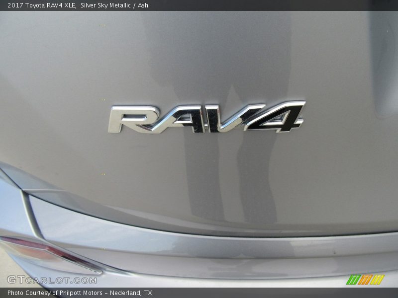 Silver Sky Metallic / Ash 2017 Toyota RAV4 XLE