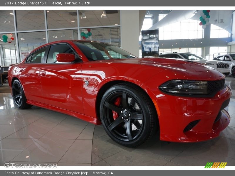 Front 3/4 View of 2017 Charger SRT Hellcat