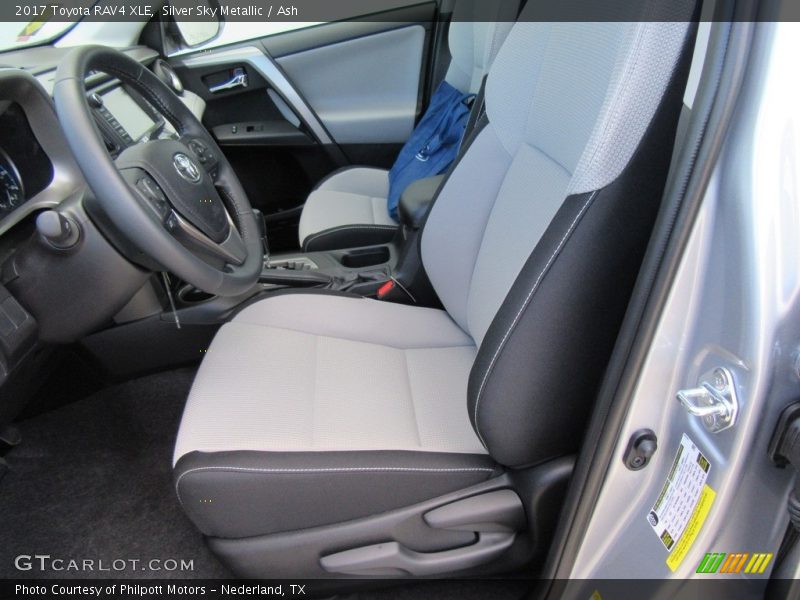 Silver Sky Metallic / Ash 2017 Toyota RAV4 XLE
