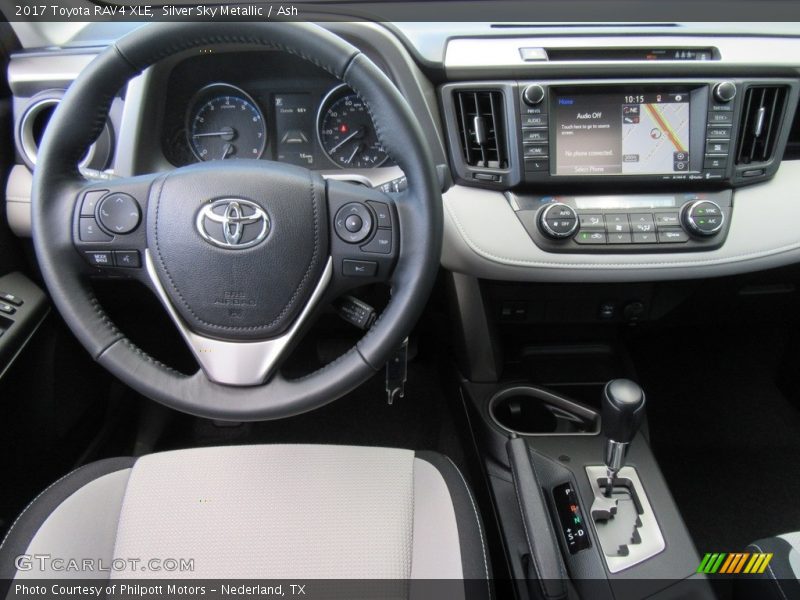 Silver Sky Metallic / Ash 2017 Toyota RAV4 XLE