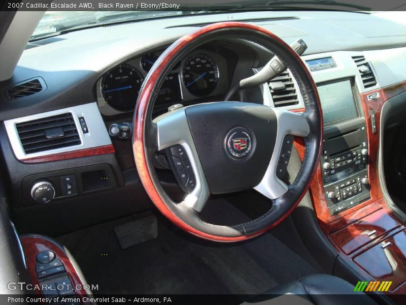Black Raven / Ebony/Ebony 2007 Cadillac Escalade AWD