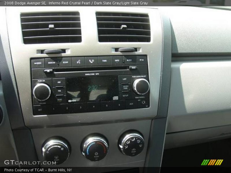 Inferno Red Crystal Pearl / Dark Slate Gray/Light Slate Gray 2008 Dodge Avenger SE