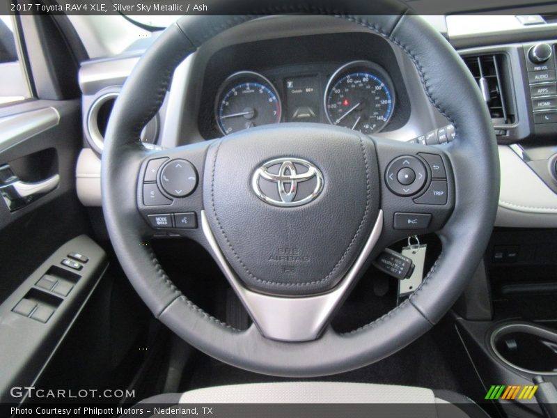 Silver Sky Metallic / Ash 2017 Toyota RAV4 XLE