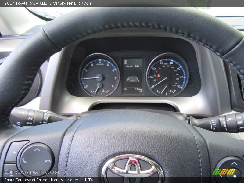 Silver Sky Metallic / Ash 2017 Toyota RAV4 XLE