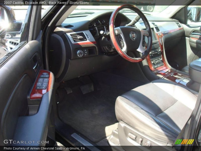 Black Raven / Ebony/Ebony 2007 Cadillac Escalade AWD
