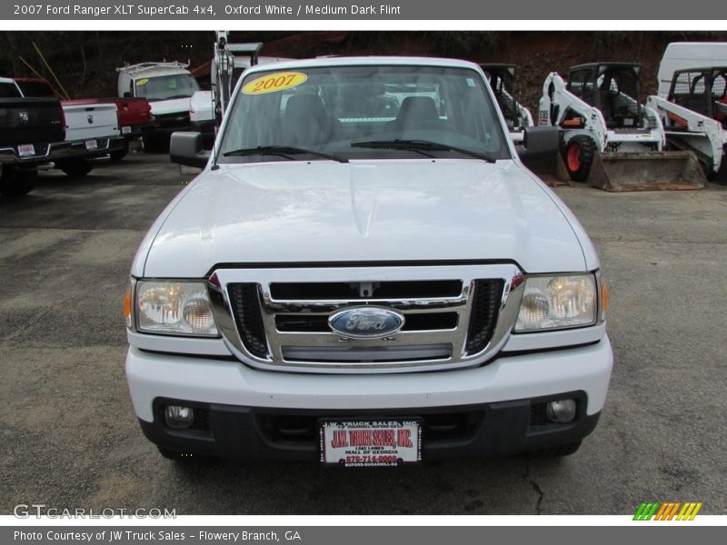 Oxford White / Medium Dark Flint 2007 Ford Ranger XLT SuperCab 4x4