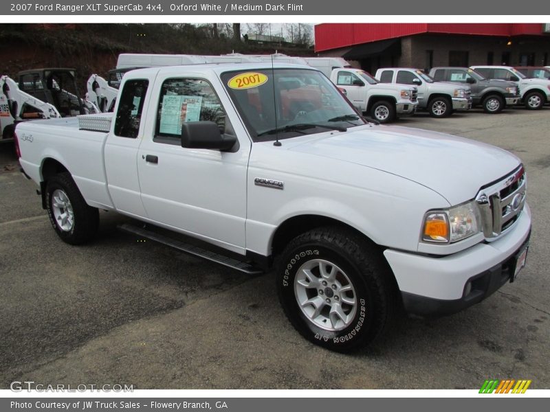 Oxford White / Medium Dark Flint 2007 Ford Ranger XLT SuperCab 4x4