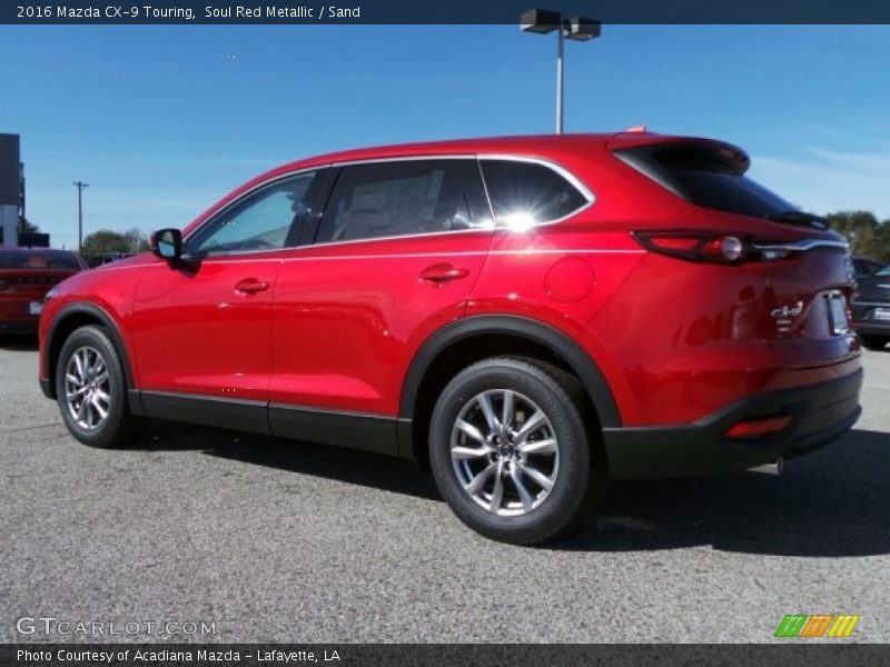 Soul Red Metallic / Sand 2016 Mazda CX-9 Touring