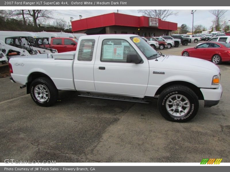 Oxford White / Medium Dark Flint 2007 Ford Ranger XLT SuperCab 4x4
