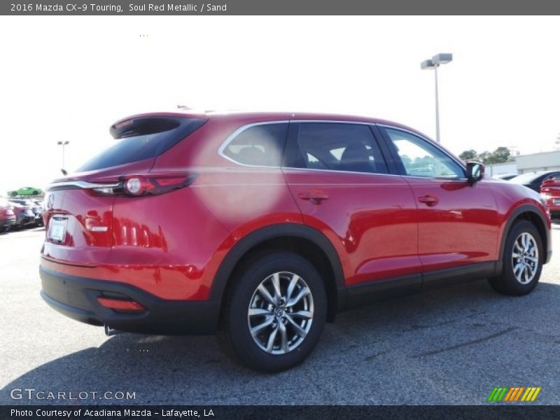 Soul Red Metallic / Sand 2016 Mazda CX-9 Touring