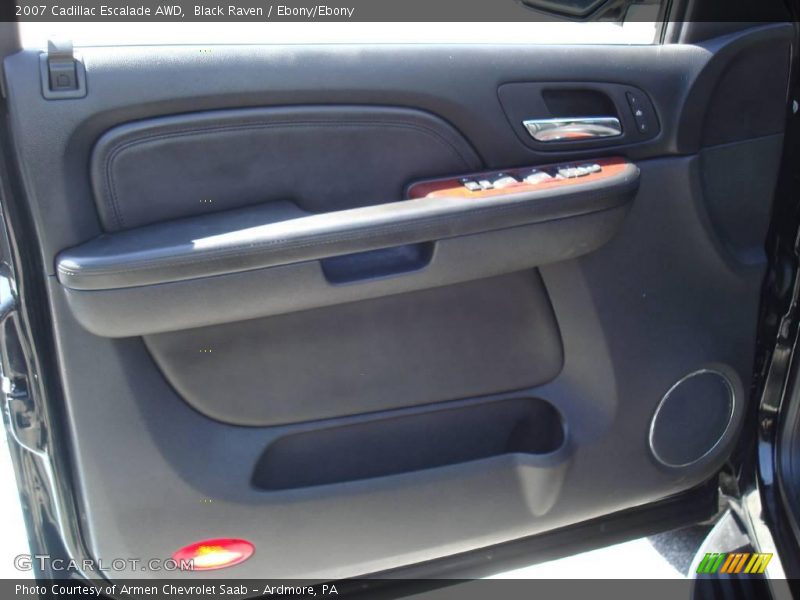 Black Raven / Ebony/Ebony 2007 Cadillac Escalade AWD