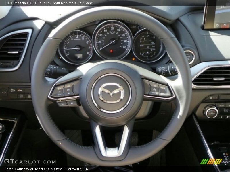 Soul Red Metallic / Sand 2016 Mazda CX-9 Touring