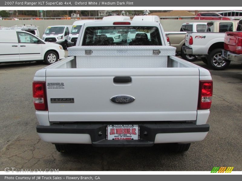 Oxford White / Medium Dark Flint 2007 Ford Ranger XLT SuperCab 4x4