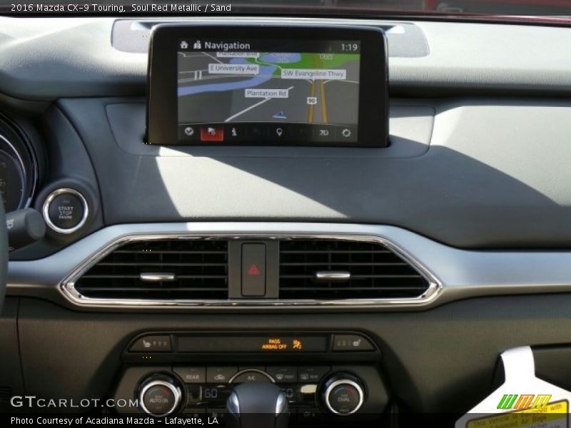 Soul Red Metallic / Sand 2016 Mazda CX-9 Touring
