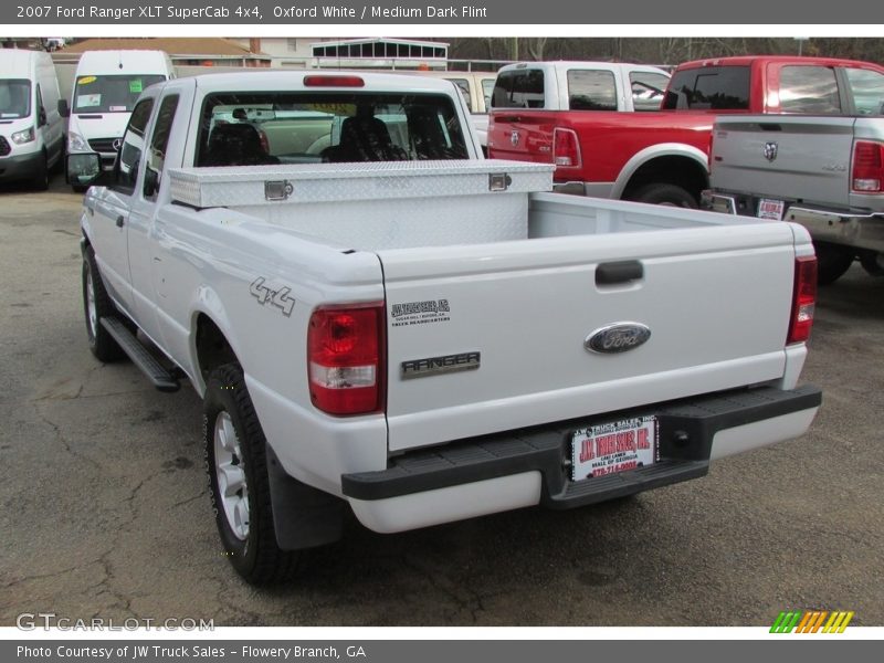 Oxford White / Medium Dark Flint 2007 Ford Ranger XLT SuperCab 4x4