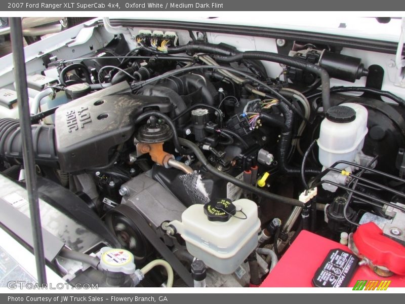 Oxford White / Medium Dark Flint 2007 Ford Ranger XLT SuperCab 4x4