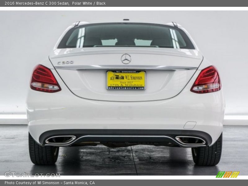 Polar White / Black 2016 Mercedes-Benz C 300 Sedan