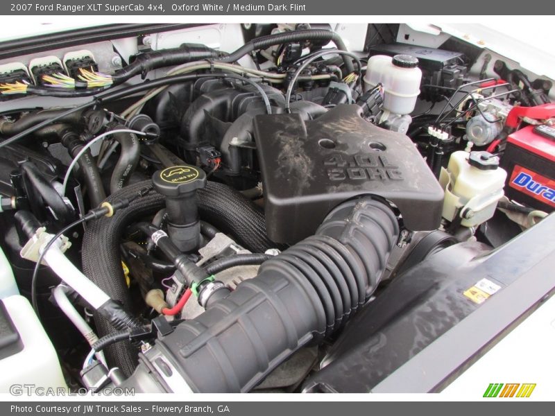 Oxford White / Medium Dark Flint 2007 Ford Ranger XLT SuperCab 4x4