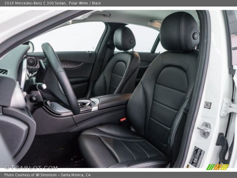 Polar White / Black 2016 Mercedes-Benz C 300 Sedan